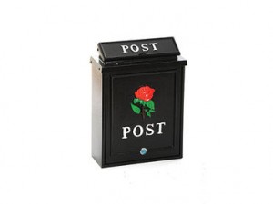 Red Rose Post Box                         
